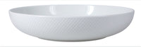 Textured Porcelain Dinner Bowls 48 oz