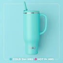 Mocha Dots Mega Mug 30oz | SWIG