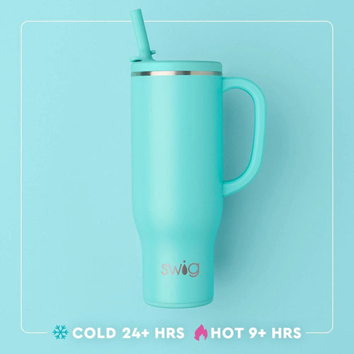 Mocha Dots Mega Mug 30oz | SWIG
