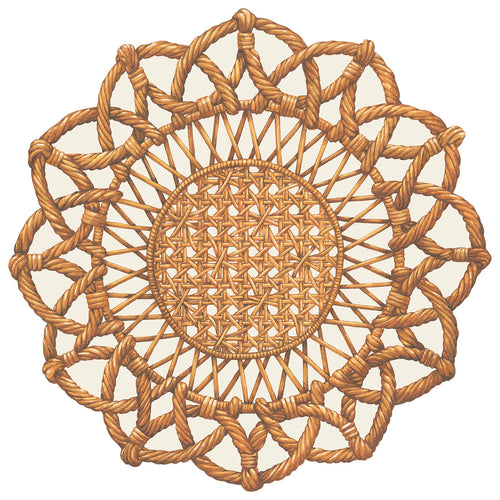 Die-cut Rattan Weave Placemat | Hester & Cook