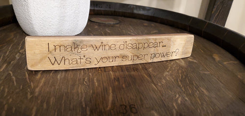 Barrel Wood Shelf Art