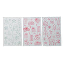 Embroidered Woven Cotton & Linen Tea Towel, 3 Styles