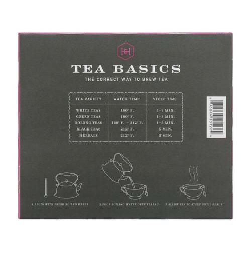 Raspberry Herbal, Box of 50 Foil Wrapped Teabags - Caffeine-free