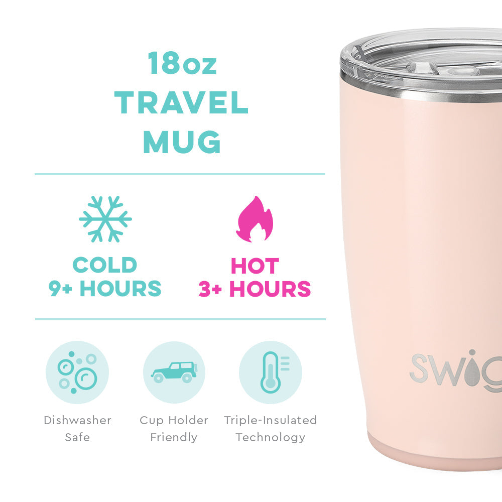 SWIG Grey Travel Mug 18 oz