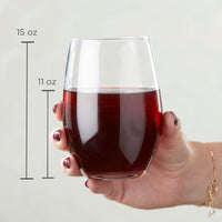 Stemless Wine Glass 15 oz