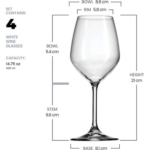Vino Bianco (Set of 4)