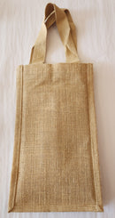 Burlap Tote Bag 8" x 8" x 14"