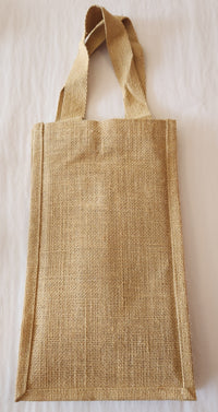 Burlap Tote Bag 8" x 8" x 14"