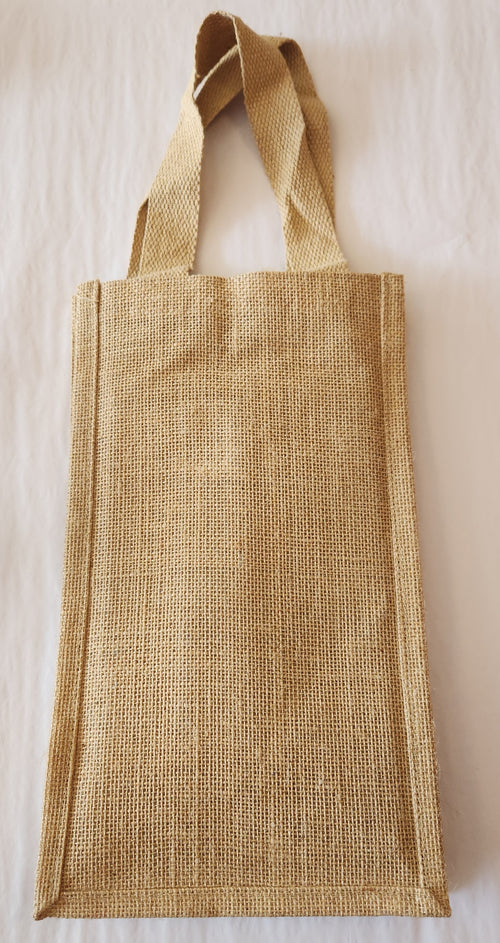 Burlap Tote Bag 8" x 8" x 14"