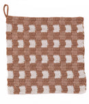 8" Square Cotton Crocheted Pot Holder - 3 Styles