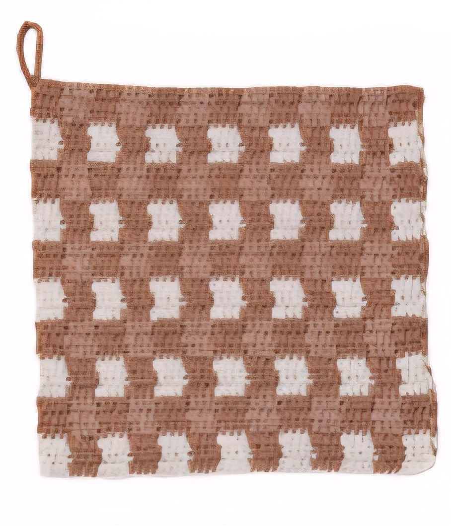 8" Square Cotton Crocheted Pot Holder - 3 Styles