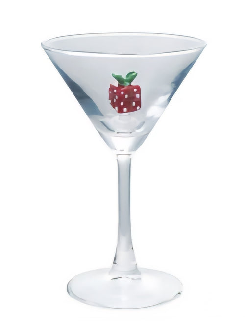 4 oz. Martini Glass with Hand-Blown Holiday Figure (Sold Separately)