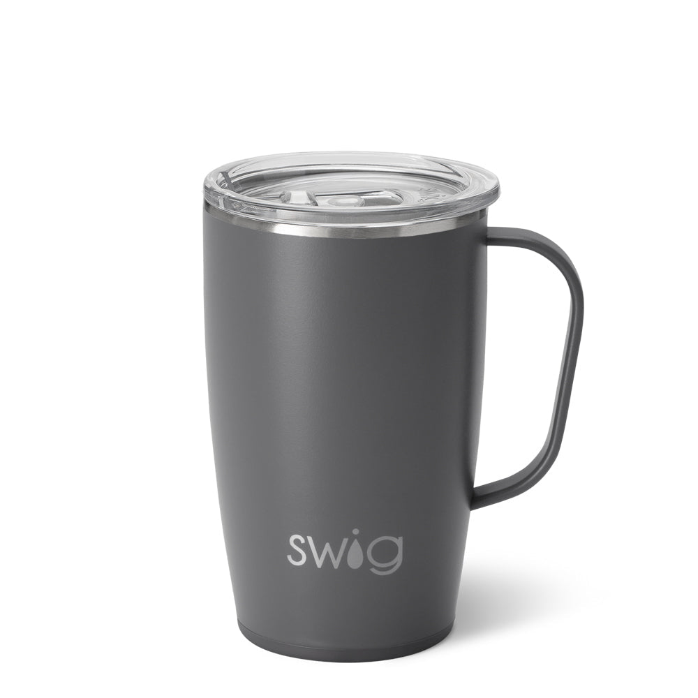 SWIG Grey Travel Mug 18 oz