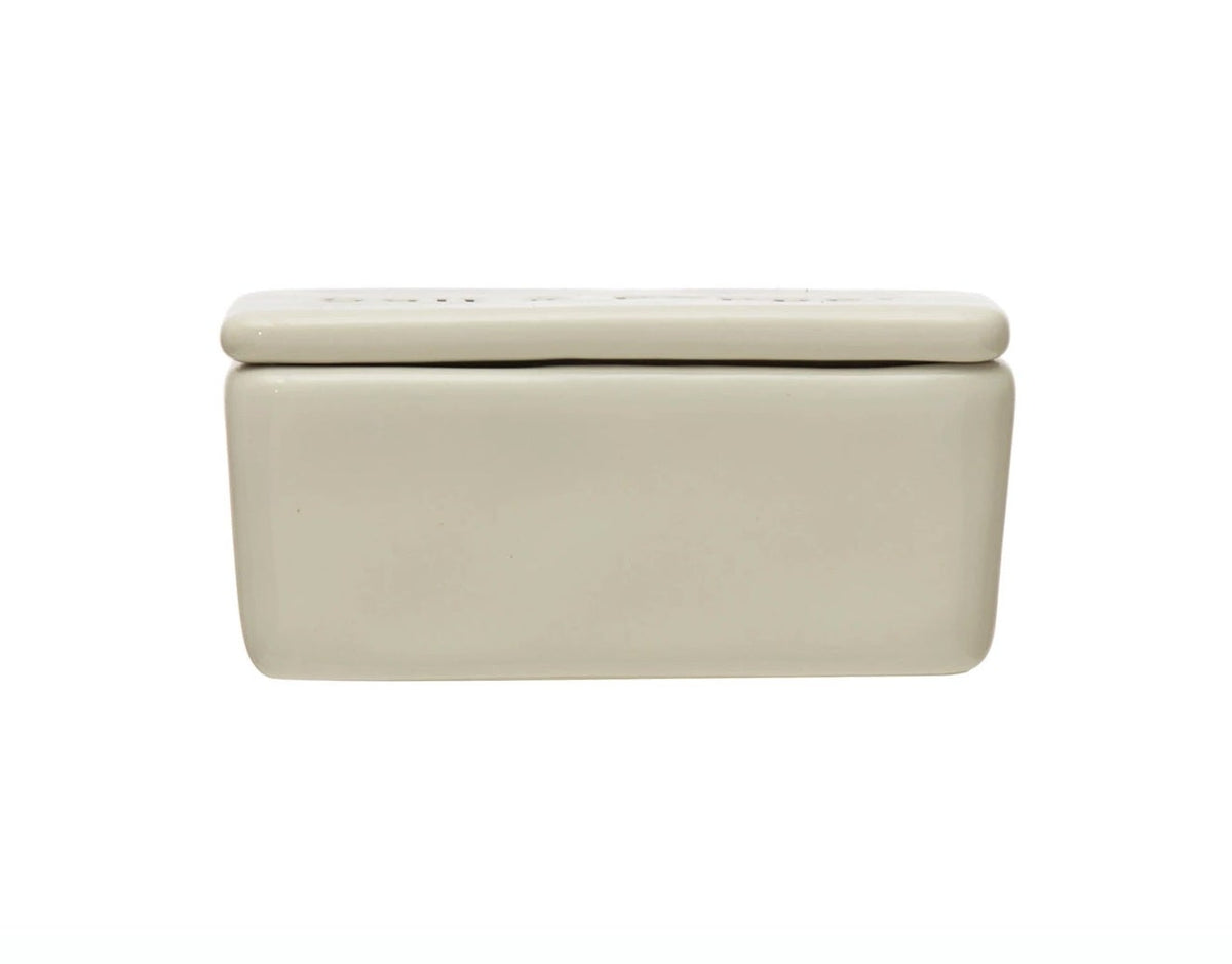 Stoneware Pinch Pot-Salt & Pepper