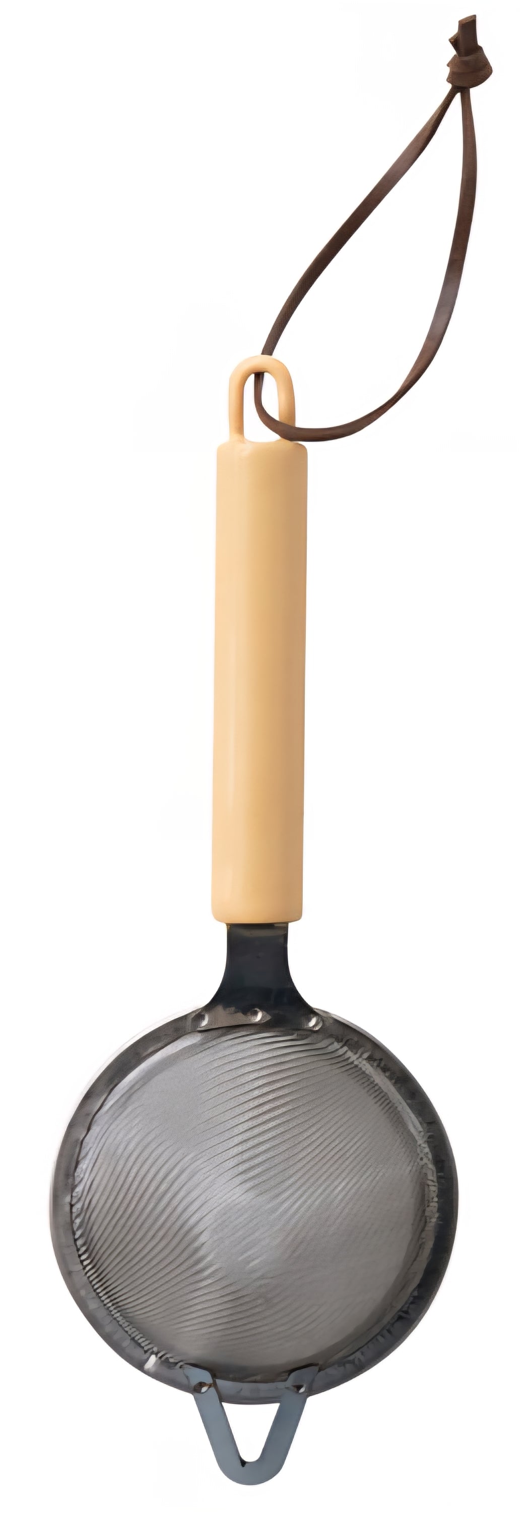 Stainless Steel Strainer with Enameled Handle