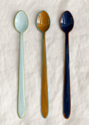 Enameled Stainless Steel Cocktail Spoon, 3 Colors
