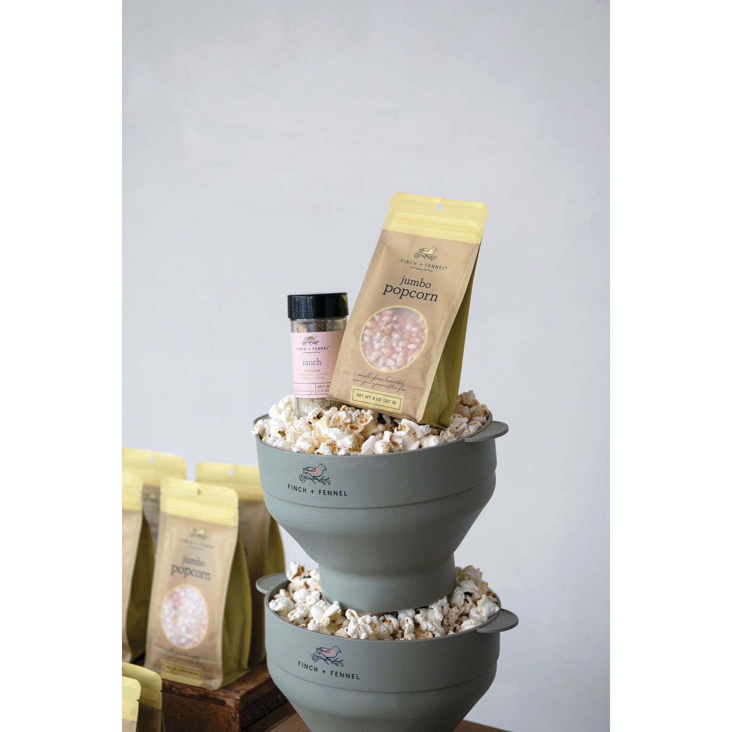 Silicone Microwave Popcorn Popper | Finch + Fennel