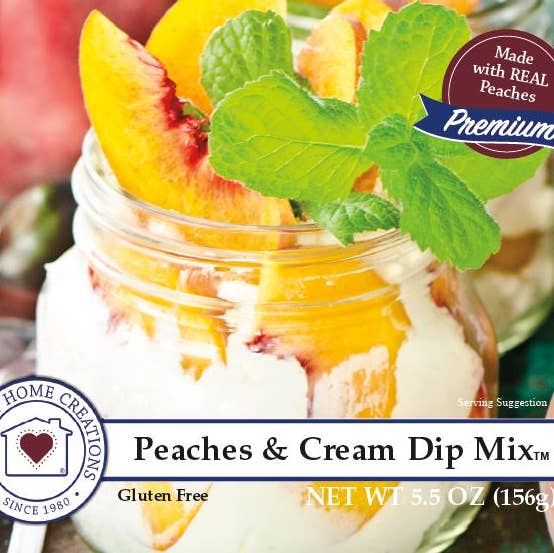 Peaches and Cream Dip Mix | Country Home Creations