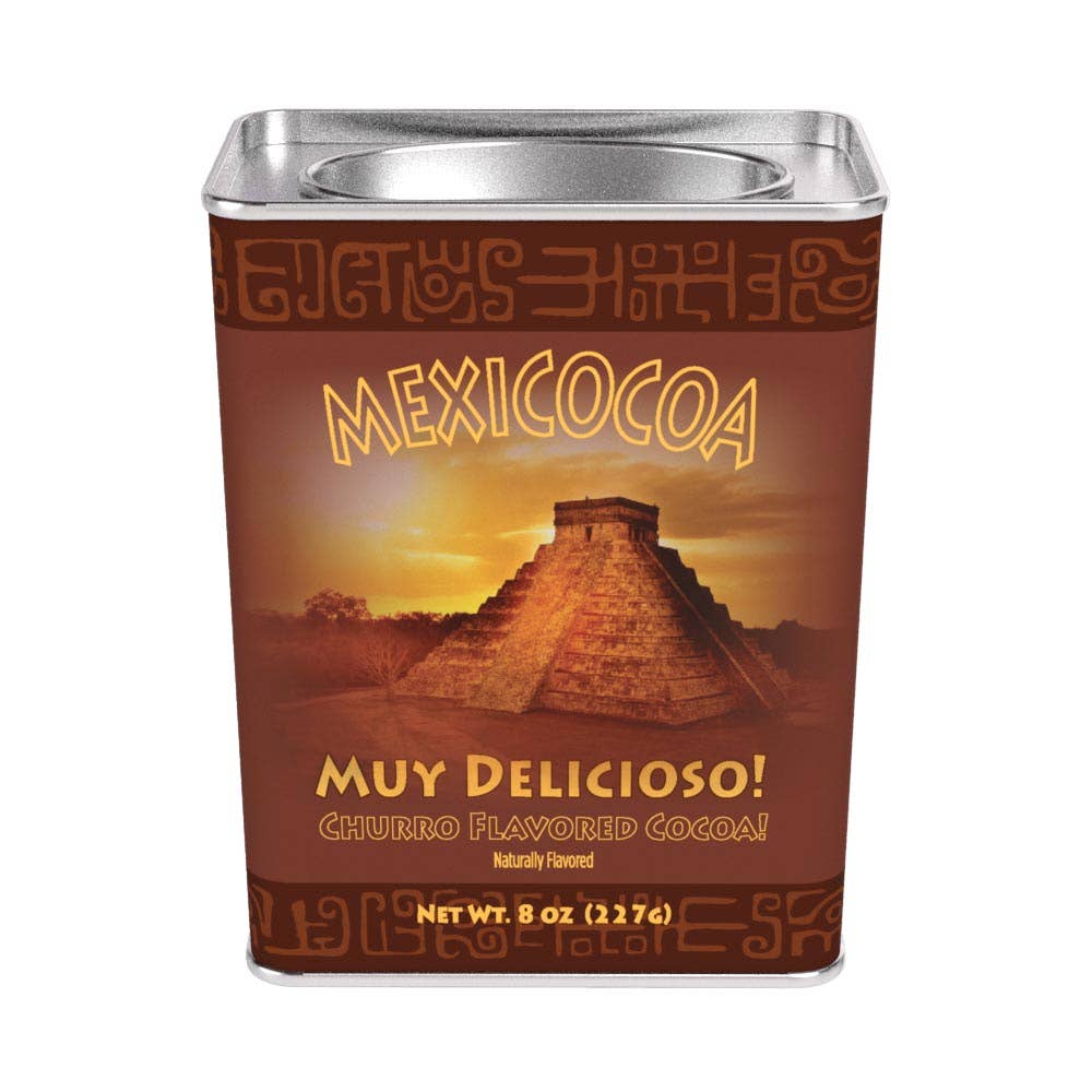 Mexicocoa Spiced Churro Hot Chocolate (8oz Rectangle Tin)