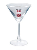 4 oz. Martini Glass with Hand-Blown Holiday Figure, 8 Styles