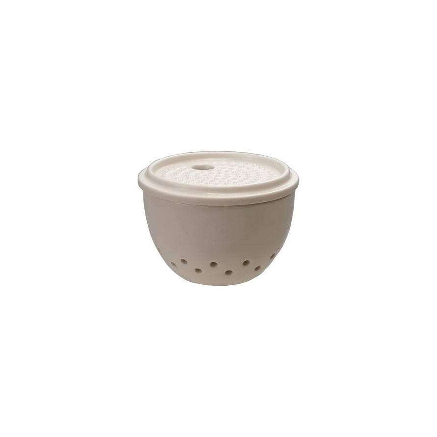 Stoneware Garlic & Ginger Grater and Keeper