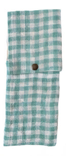 Woven Linen and Cotton Cutlery Sleeve, 4 colors