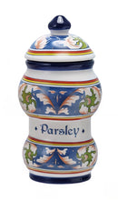 Ceramic Canister with Design & Spice Name, 4 Styles