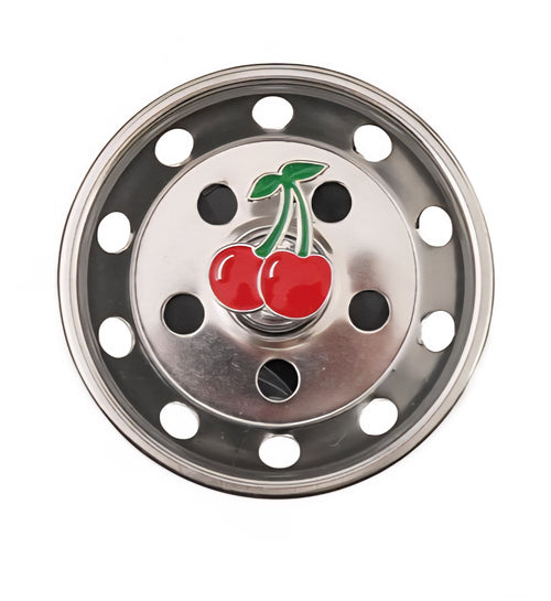 Stainless Steel Sink Strainer/Stopper with Icon, 6 Styles