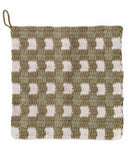 8" Square Cotton Crocheted Pot Holder - 3 Styles