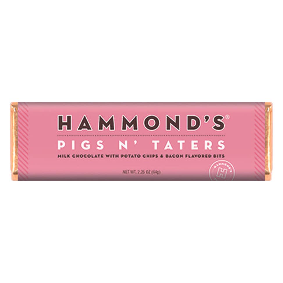 Milk Chocolate - Pigs N' Taters -Candy Bar 2.25 oz