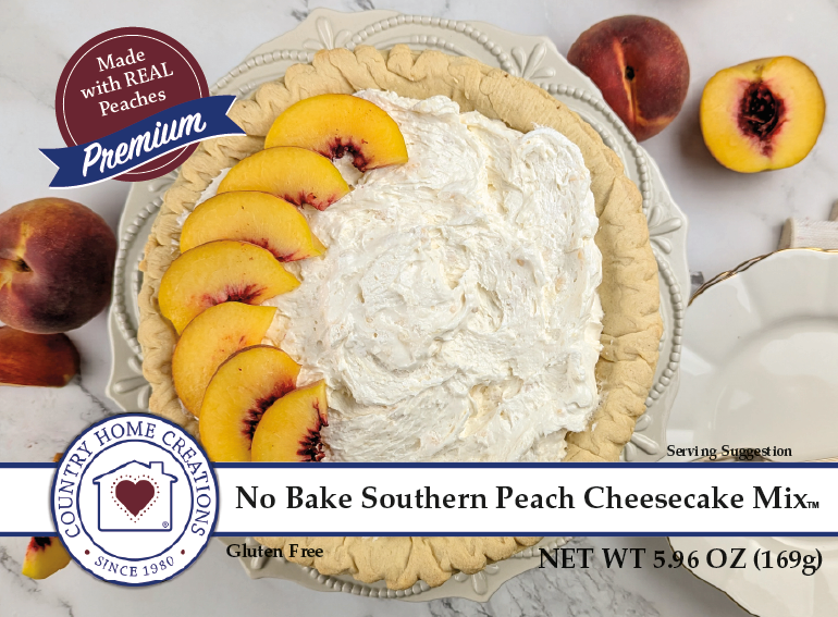 Country Home Creations No Bake Southern Peach Cheesecake Mix
