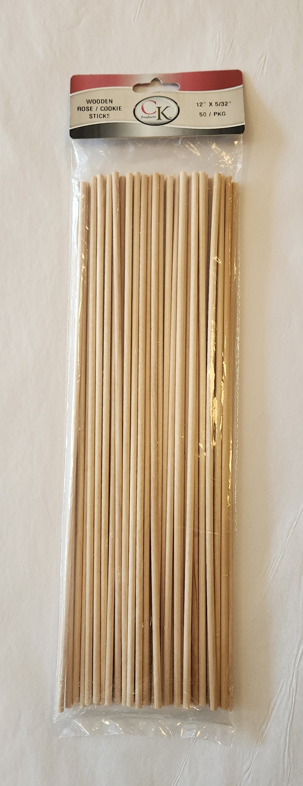 Wooden Rose/Cookie Sticks