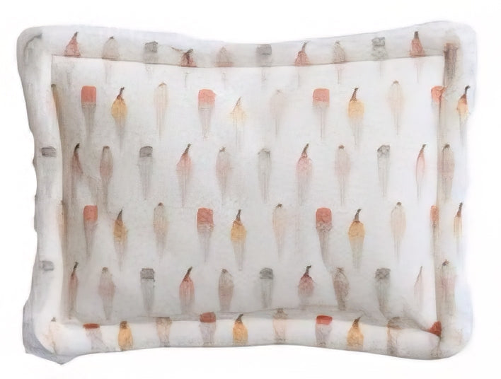 Mesh & Cotton Terry Printed Scrubby