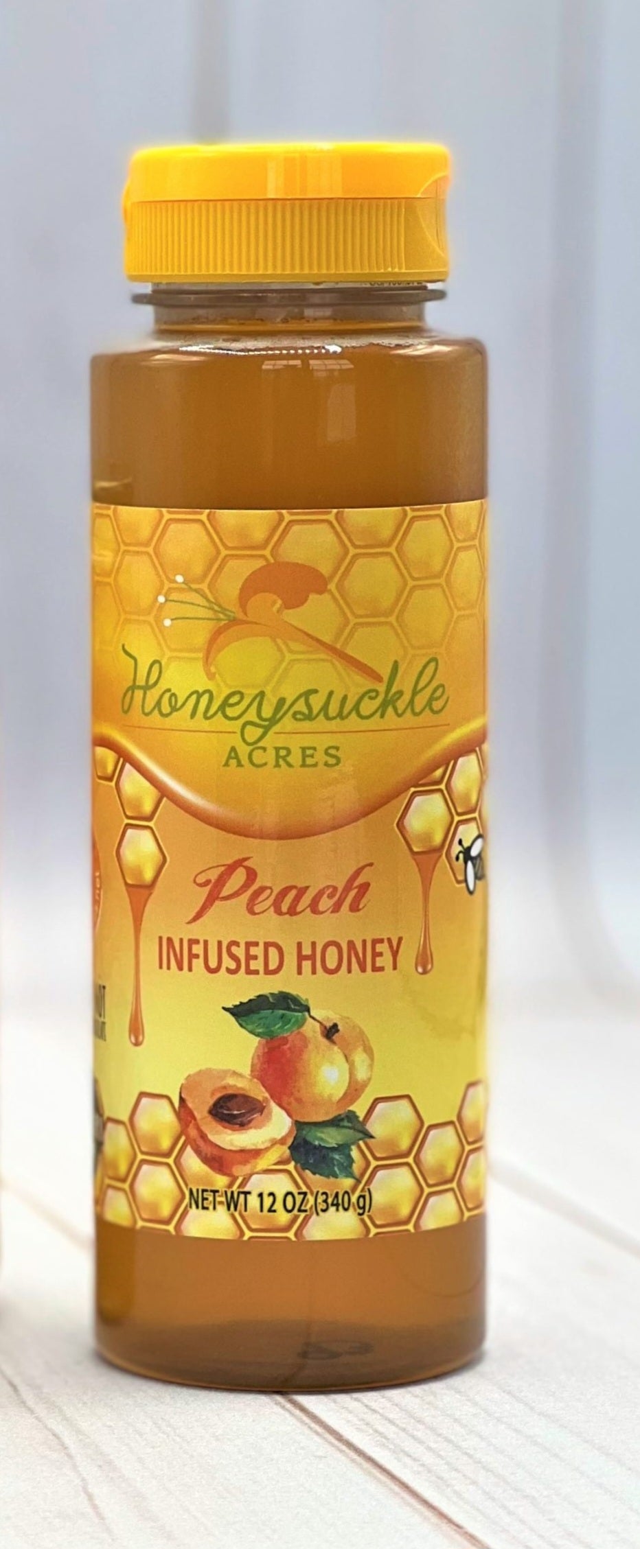 Peach Infused Honey | Honeysuckle Acres