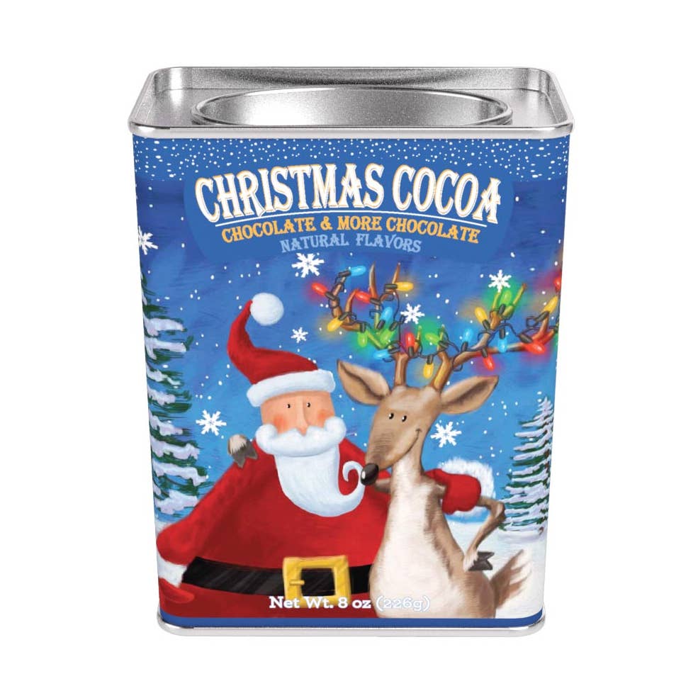 Christmas Buddies Chocolate Cocoa (8oz Rectangle Tin)