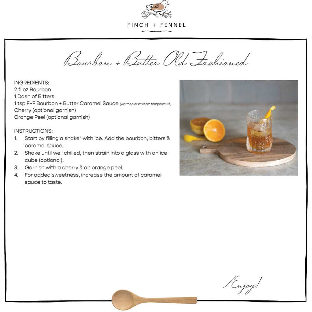 Finch & Fennel - Bourbon + Butter Caramel Sauce