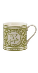 Holiday Mug in Green, 2 Styles