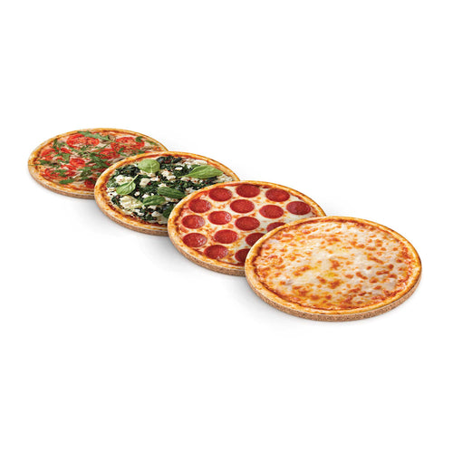 Pizza Coasters, Set of 4