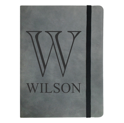 Faux Leather Notebook - Customizable