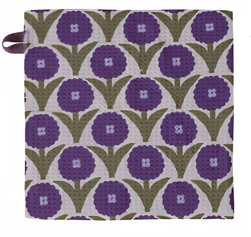 Square Printed Recycled Dish Cloth - 10 1/2" - Sold Separately
