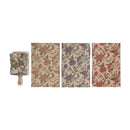 Cotton Chambray Tea Towels & Mango Wood Board, Set of 4