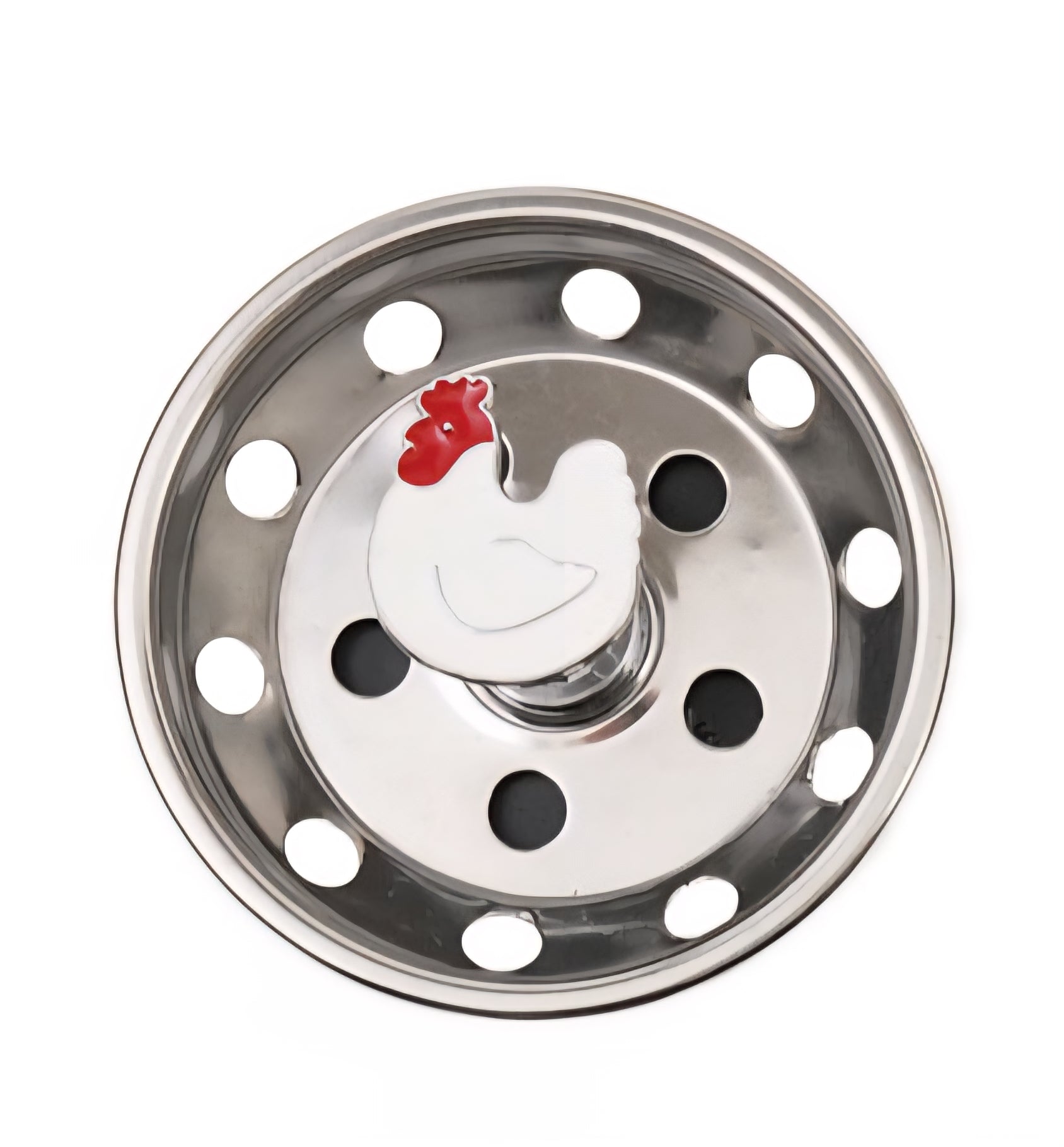 Stainless Steel Sink Strainer/Stopper with Icon, 6 Styles