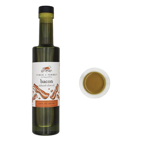 Bacon Infused Olive Oil, 6.8 oz | Finch + Fennel