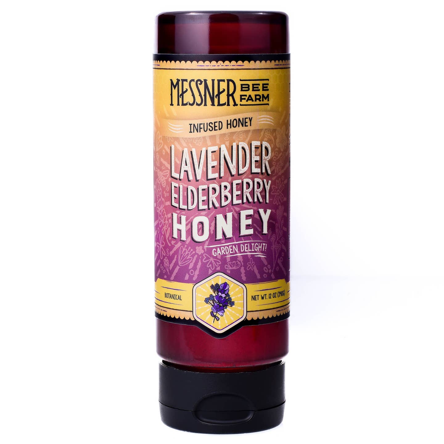 Lavender Elderberry Infused Honey | Messner Bee Farm