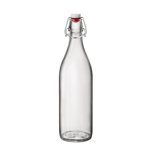 Glass Bottle with Hermetic Lid 33 3/4 oz