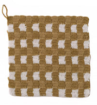 8" Square Cotton Crocheted Pot Holder - 3 Styles
