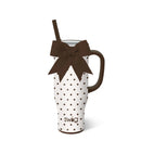 Mocha Dots Mega Mug 30oz | SWIG
