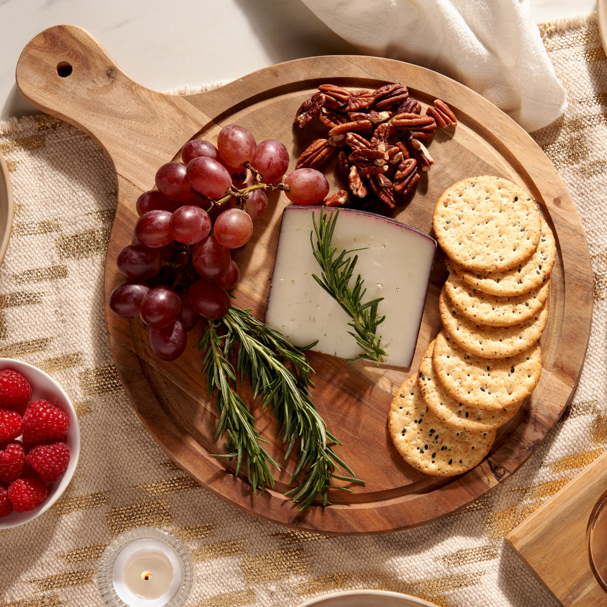 Twine Living® Acacia Wood Artisan Cheese Paddle
