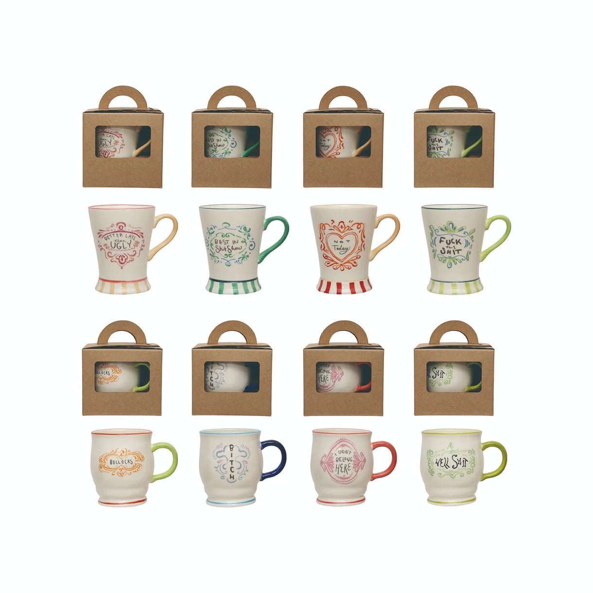 Handpainted Stoneware Mug