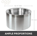 Double Wall Party Tub - Stainless Steel